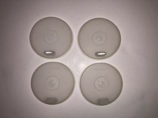 Tupperware 4 Flat Sipper Seals Sippy Bell Tumbler Cup Vintage Lids