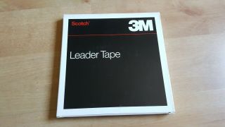 3M Scotch Reel to Reel Leader Tape - 1/4 inch x 1500ft 3