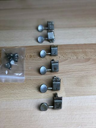 6 In Line Vintage Kluson Relic ' d Tuners fits Fender Stratocaster,  Telecaster 5