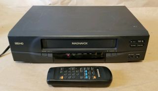 Magnavox Vcr Video Cassette Recorder Vhs Player Vru222at21 W/ Remote