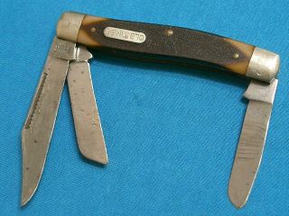 Vintage Schrade Ny Usa 8ot Old Timer Cattle Stockman Folding Knife Knives Pocket