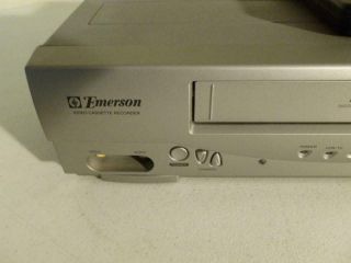 Emerson VCR VHS Player DA - 4 Head 19 Micron Head HQ with Remote EWV404 2