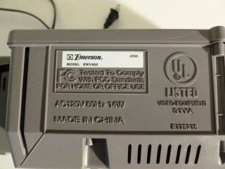 Emerson VCR VHS Player DA - 4 Head 19 Micron Head HQ with Remote EWV404 6
