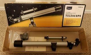 Vintage Sears Discoverer Telescope Model No.  4 6304 - A With Box 1960s