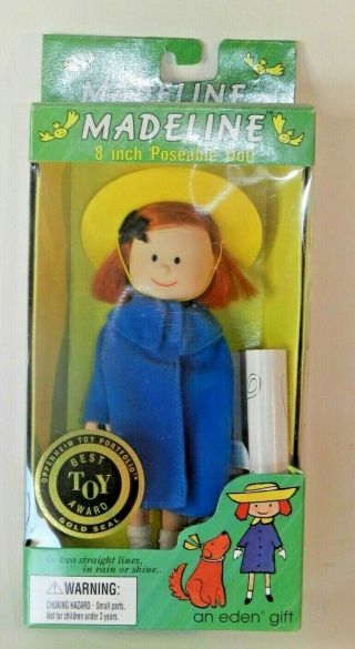 Vintage Madeline Doll Madeline & Friends Poseable Doll By Eden Euc S1