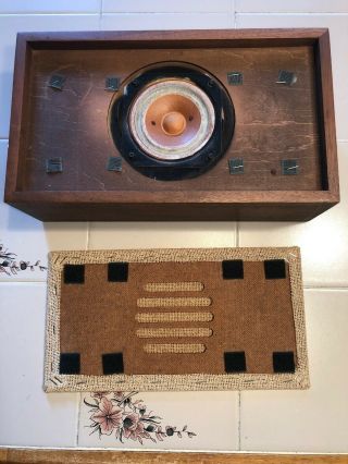 Vintage KLH Cambridge Massachusettes Model 21 Twenty One Radio Extension Speaker 6