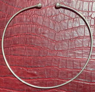 Vintage Sterling Silver 925 Cuff Choker Collar Necklace