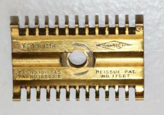 Vintage Gold Gillette Razor and Blades 6