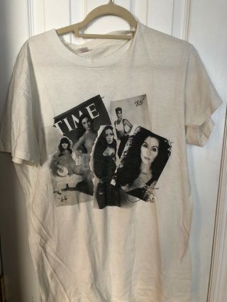 Vintage Rare Cher Heart Of Stone 1990 Tour Shirt