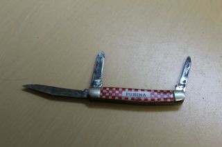 Vintage Kutmaster Advertising Pocket Knife - Purina Chows 2
