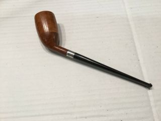 Vintage Briar Pipe with Sterling Silver Band,  Unsmoked 7