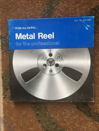 Realistic 7 " Metal Take Up Reel To Reel Tape
