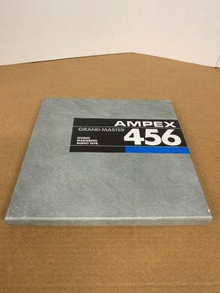 Ampex 456 Grand Master 10.  5 " Reel To Reel Tape 2500’ X 1/4 " &