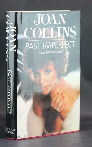 Signed Joan Collins First Edition 1984 Past Imperfect An Autobiography Hc W/dj