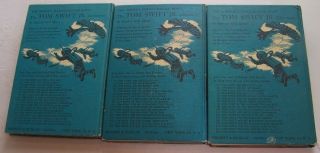 Vintage Tom Swift Matte Books Blue 10,  14,  15 Cycloplane Retroscope Spectromarine 3