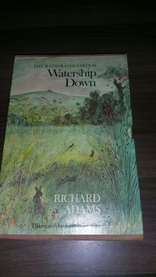 Watership Down Illustrated Hardback Book By Richard Adams In Slip Case