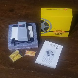 Vintage Kodak Presstape Universal Splicer For 8mm,  8 & 16mm D550 W/tape.