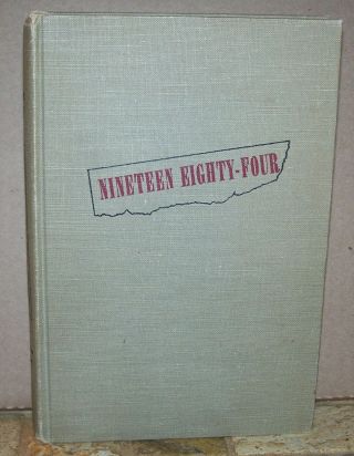 1949 Nineteen Eighty - Four George Orwell Hardcover 1st Bce