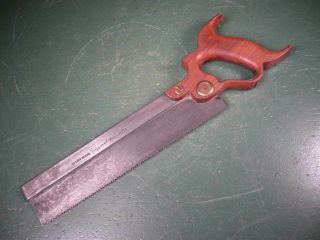 Old Vintage Woodworking Tools Hand Saws Fine Harvey Peace Dovetail