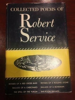 Collected Poems Of Robert Service Vintage Hardback Book