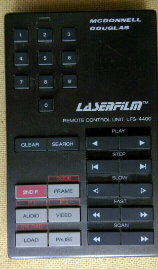 Remote For Mcdonnell Douglas Laserfilm Lfs - 4400 Lfs - 4410 Forthe Flight Simulator