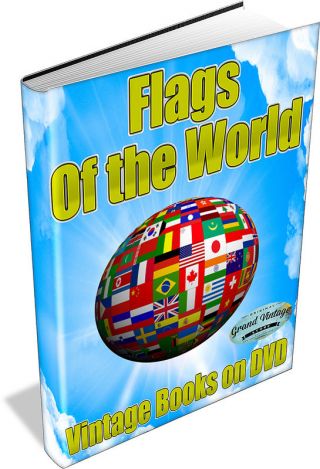 Flags Of The World - 50 Vintage Books On Dvd - Stars And Stripes,  Union Jack