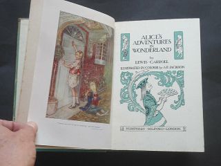 Alice " S Adventures In Wonderland By Lewis Carroll / Fantasy / Fairy Tales 1930c