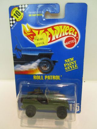 Hot Wheels Roll Patrol Jeep Collector 115 Classic Colledtable Cool Vtg Xx