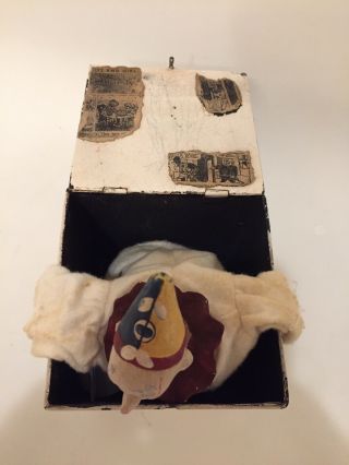 Vintage Harold Jack In The Box 50s 60s Clown Tin Box 5/8” 30 - 997 (600017) VTG 4