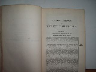 A SHORT HISTORY OF THE ENGLISH PEOPLE BY J.  R.  GREEN 1878 EDITION 5