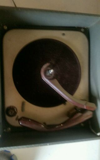 Vintage Symphonic Portable Suitcase Phonograph Record Player Model 1059 5