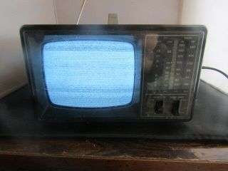 Vintage Tmk Portable Tv Radio