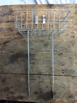 Vintage Bicycle Rear Fixed Wire Double Side Bike Baskets Rack