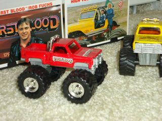 Vintage Racing Champions 1:64 1989 First Blood and High Voltage Monster Trucks 2