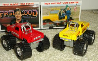 Vintage Racing Champions 1:64 1989 First Blood and High Voltage Monster Trucks 8