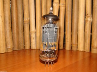 Vintage Rca 12bh7 A D - Getter W/dimpled Metal Vacuum Tube V Strong 2475/2470