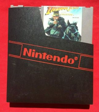 Vintage Indiana Jones Last Crusade For Nes Nintendo Entertainment System Taito