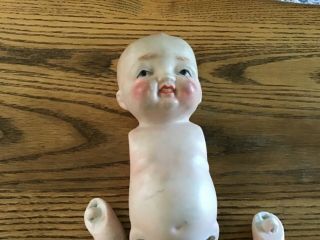 Vintage 7” Porcelain Bisque Doll Body,  Head and Arms,  Legs Made In JAPAN 2
