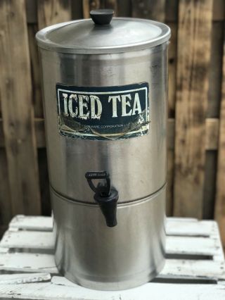 Vintage Cecilware 3 Gallon Iced Tea Dispenser.  Rare Find