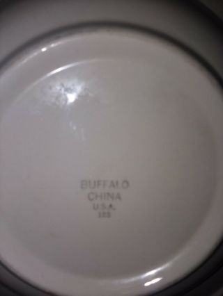 Vintage 12 Pc.  Set Buffalo China Restaurant Ware 7