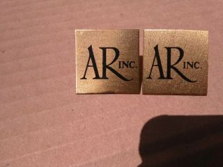 Ar2 Speaker Logos Acoustic Research Speaker Badges Pair