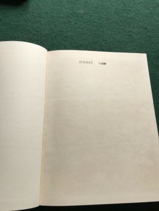 Surrey By Ralph Lawrence,  1st Edition,  1950 Hardcover 4