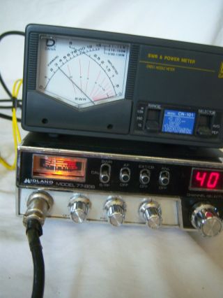 Vintage Midland 77 - 856 40 CH CB Radio Transceiver & Mic 2