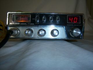 Vintage Midland 77 - 856 40 CH CB Radio Transceiver & Mic 3