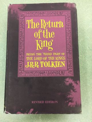 The Return Of The King By J.  R.  R.  Tolkien,  2nd Edition In 1965,  Lord Of The Rings