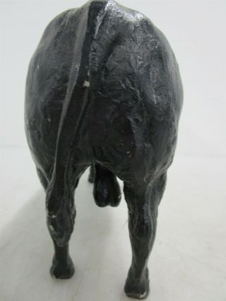 Vintage 1960s Breyer Black Angus Bull Figure 4