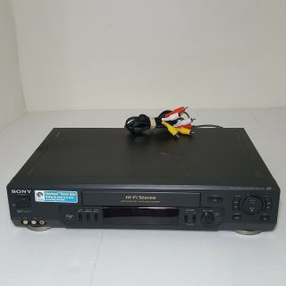 Sony Slv - N70 Hi - Fi Stereo Vhs Vcr Recorder Player