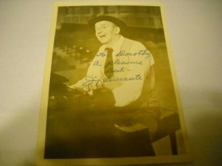 Vintage Jimmy Durante Hand Signed Autographed Photo