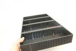 Vintage Laserline Wall Mount Cassette Tape Holder Rack Shelf Organize 60 Storage 6