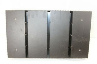 Vintage Laserline Wall Mount Cassette Tape Holder Rack Shelf Organize 60 Storage 7
